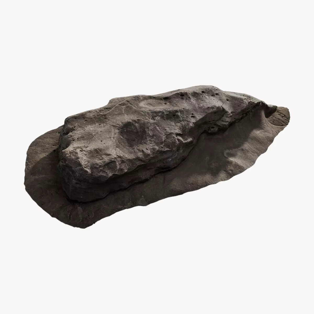 Anydrafts Riverway Rock 94 Low-poly 3D model_0