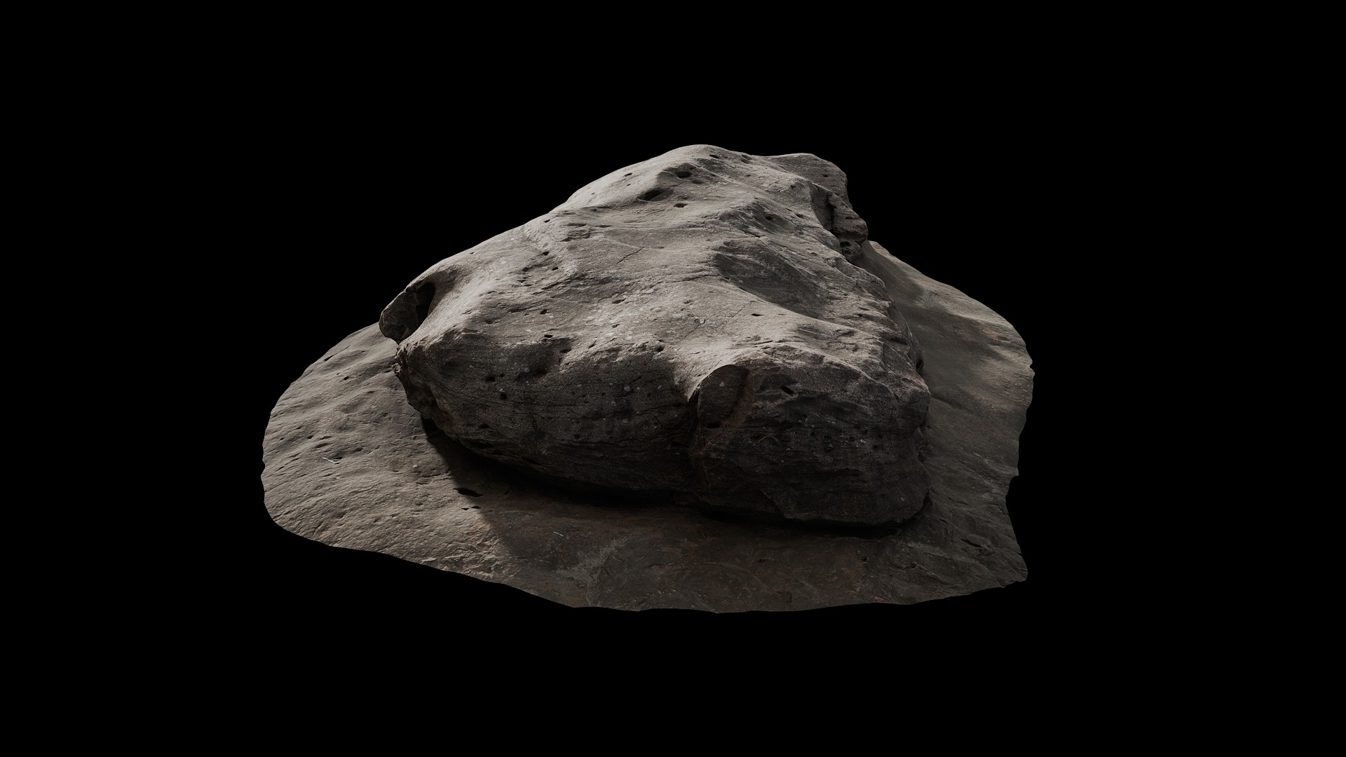 Anydrafts Riverway Rock 94 Low-poly 3D model_4