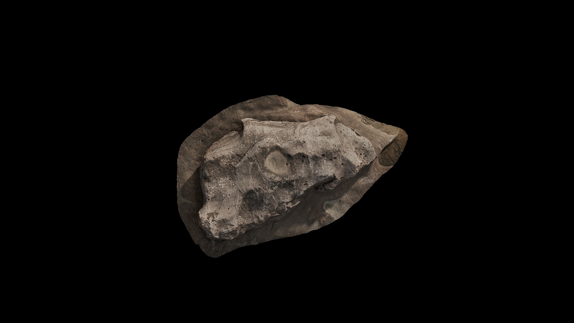 Anydrafts Riverway Rock 94 Low-poly 3D model_5