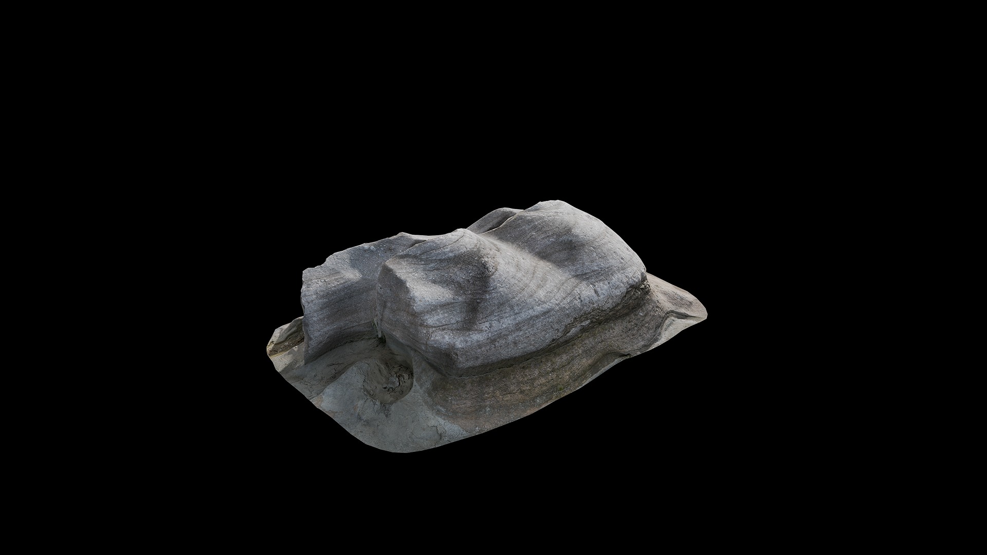 Anydrafts Riverway Rock 96 Low-poly 3D model_4