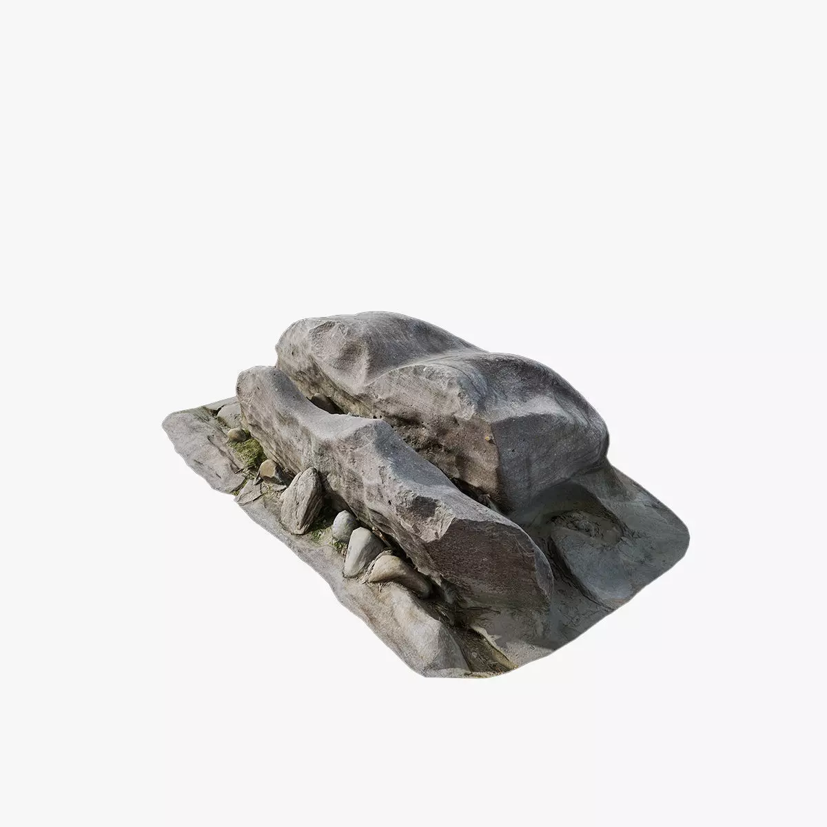Anydrafts Riverway Rock 96 Low-poly 3D model_0