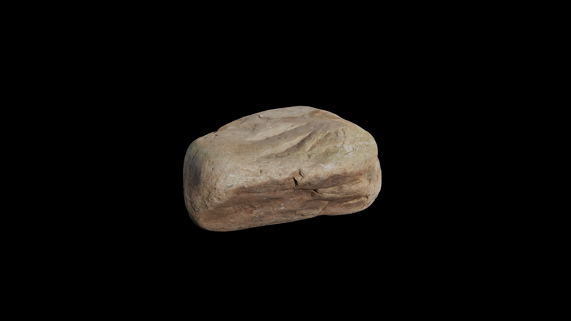Anydrafts Riverway Stone 02 Low-poly 3D model_3