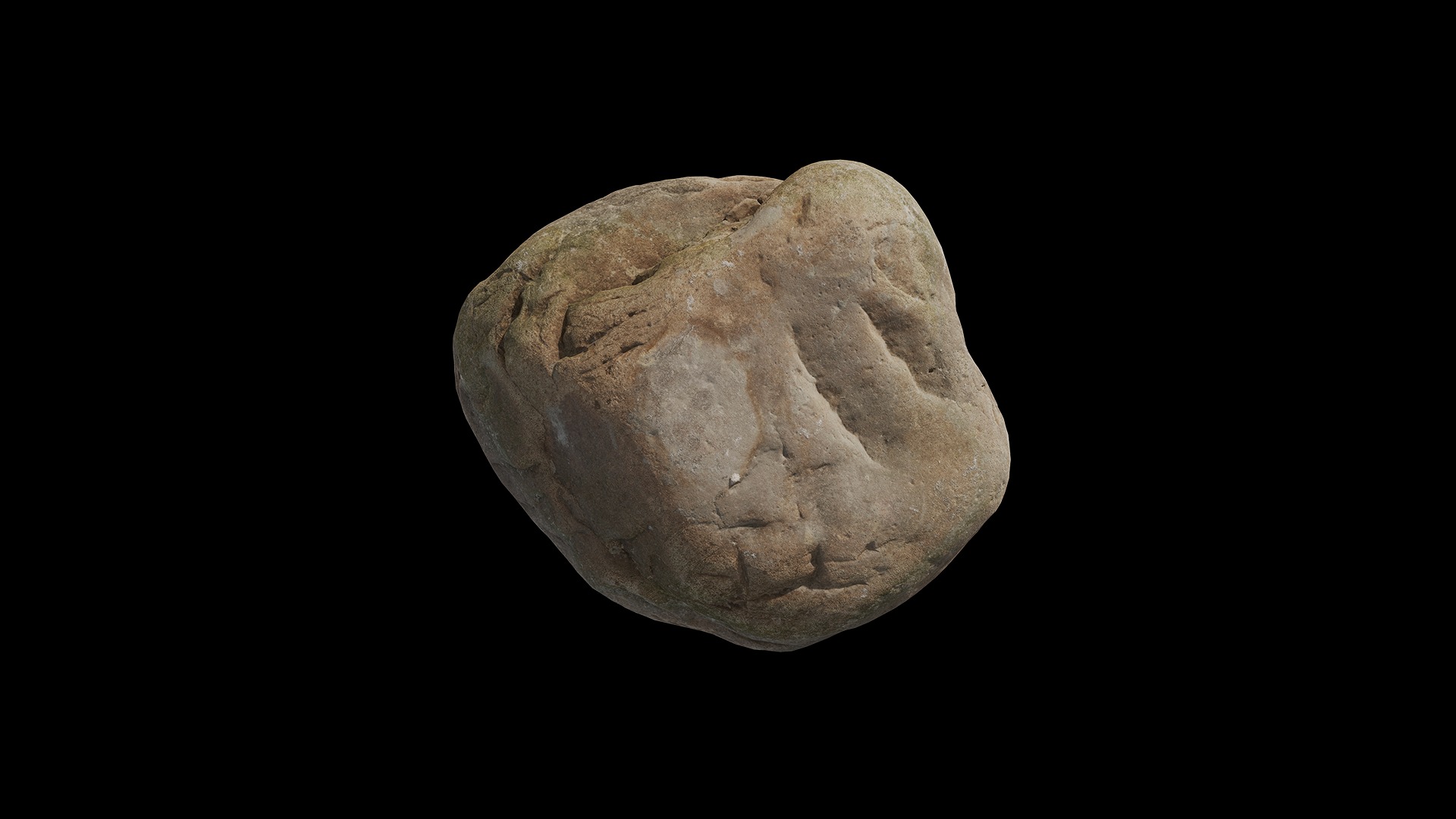 Anydrafts Riverway Stone 02 Low-poly 3D model_5