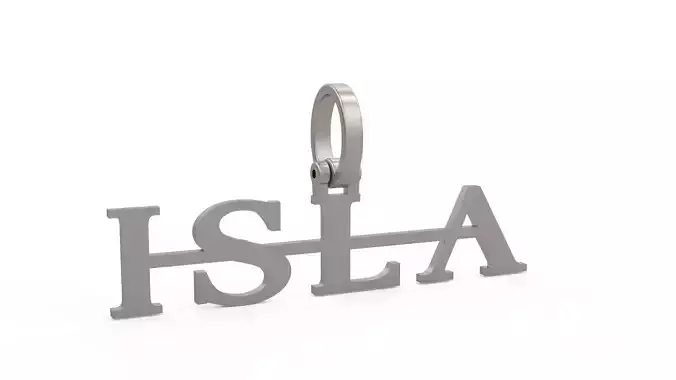 Model 1135 Isla Name Pendant