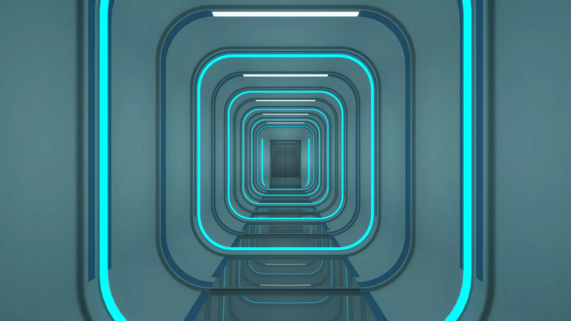 Sci Fi Tunnel 3D model
