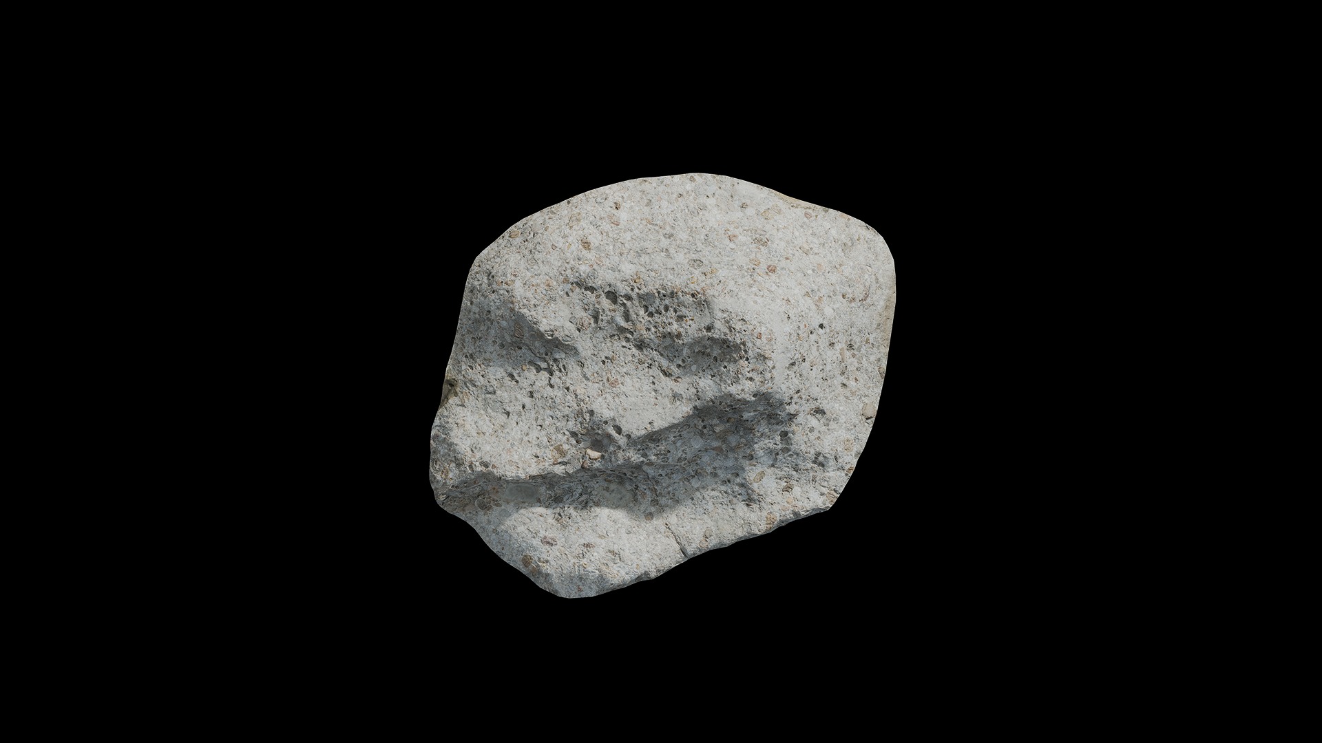 Anydrafts River beach rock 04 Low-poly 3D model_5