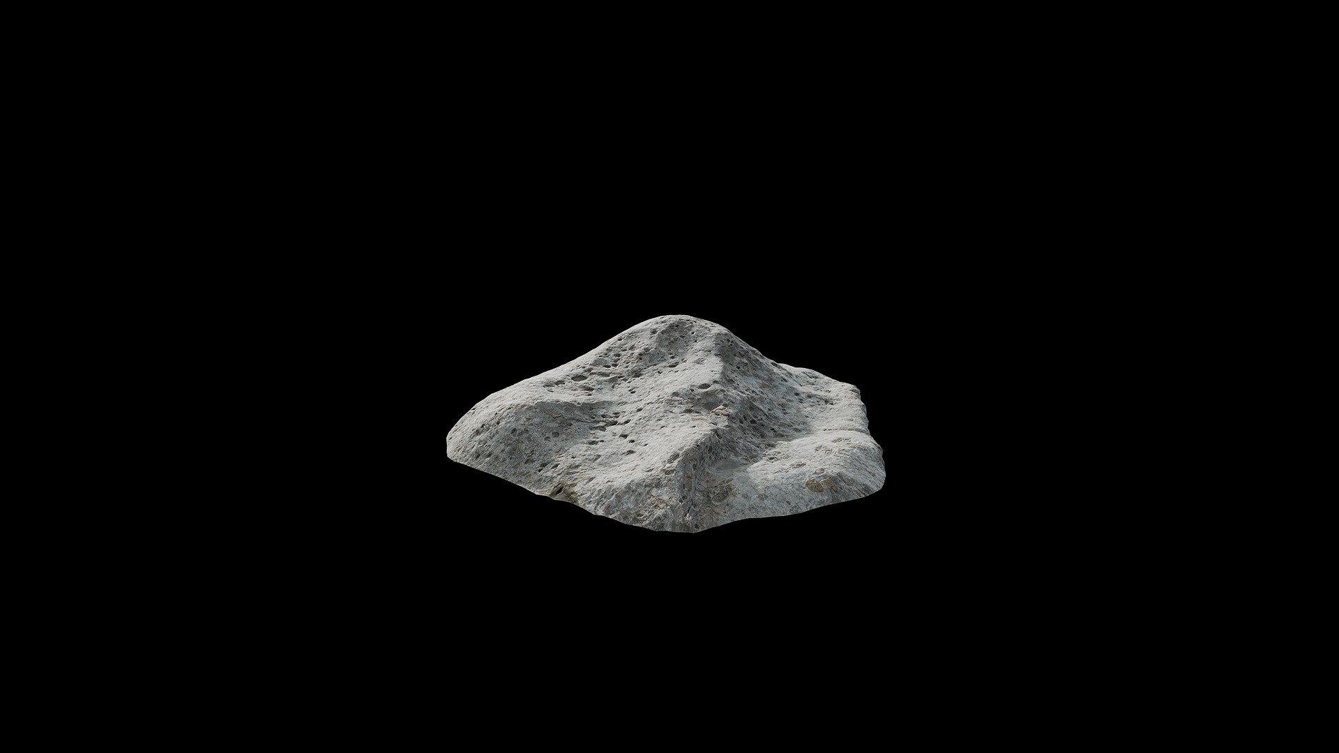 Anydrafts River beach rock 04 Low-poly 3D model_4