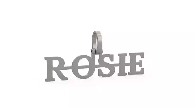 Model 1139 Rosie Name Pendant 3D print model