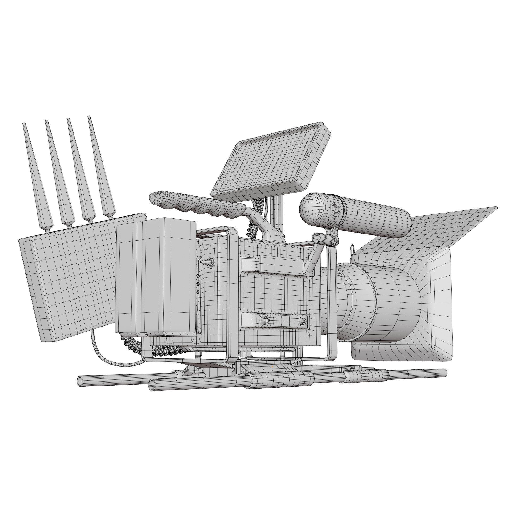 Cinema Camera 3D model_2