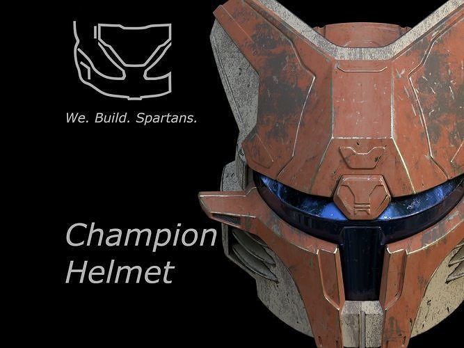 Champion Helmet 3d print file 3D print model