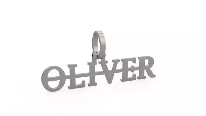 Model 1145 Oliver Name Pendant