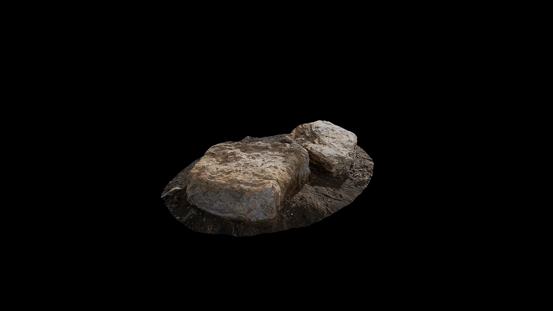 Anydrafts Rock 04 Low-poly 3D model_1