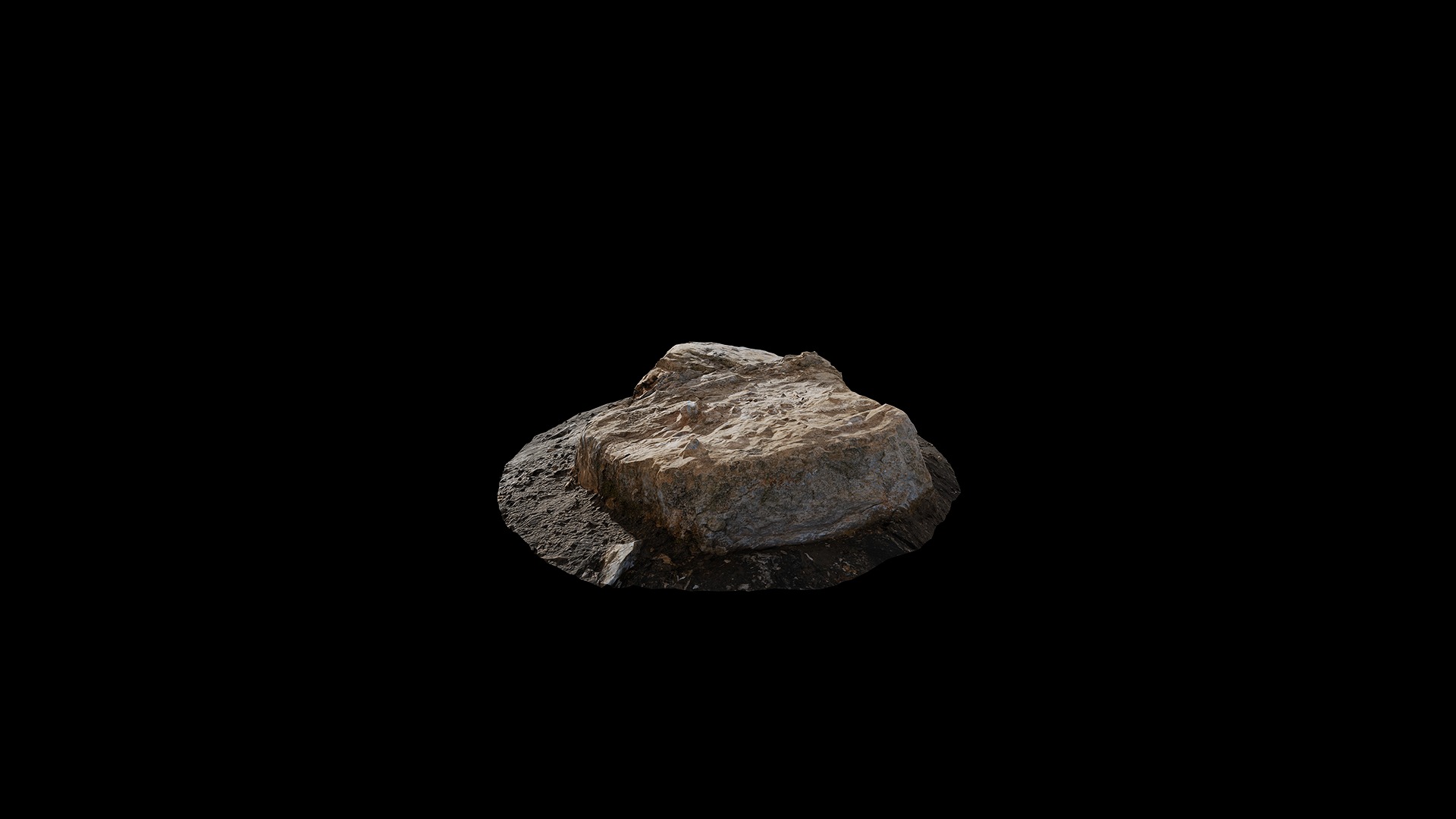 Anydrafts Rock 04 Low-poly 3D model_4