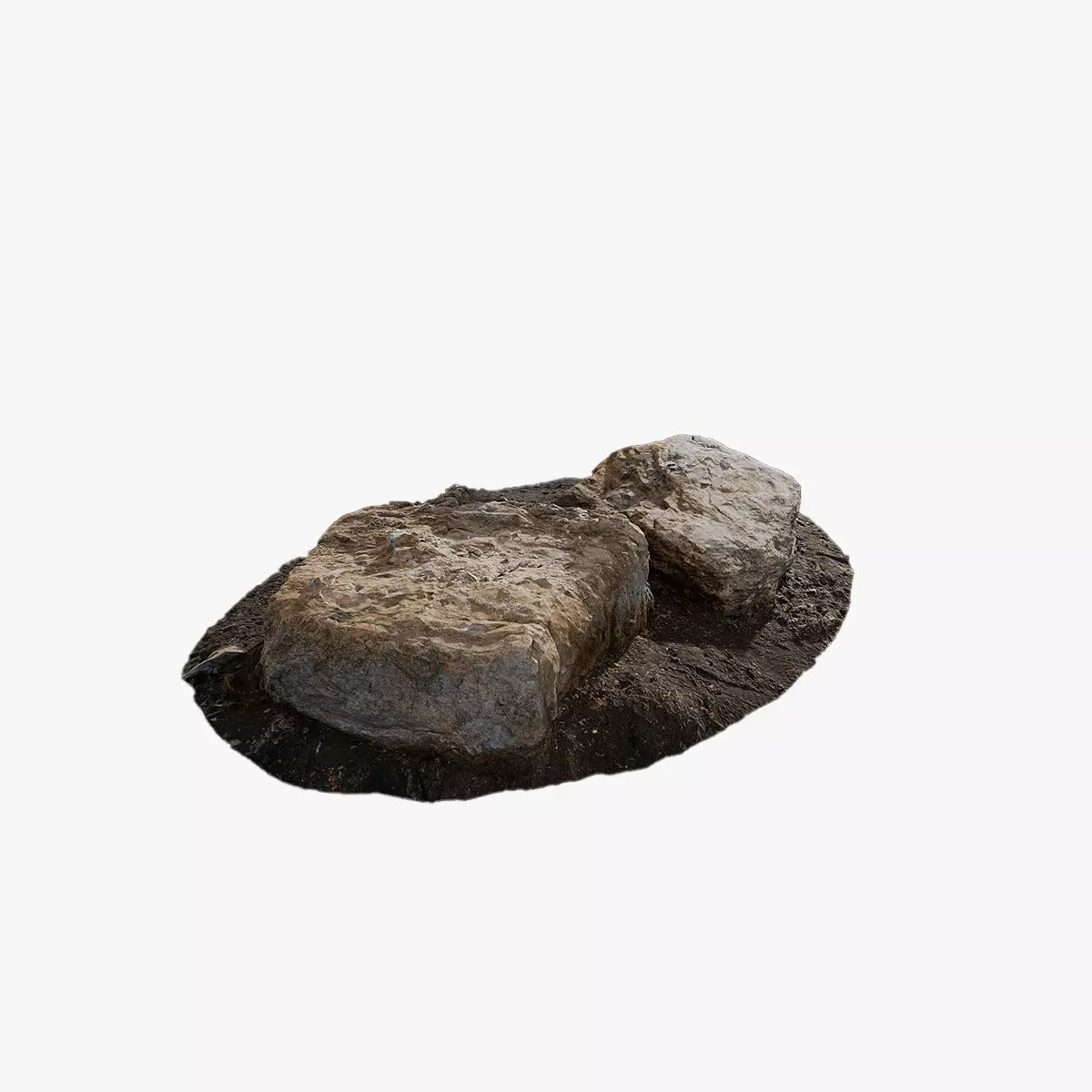 Anydrafts Rock 04 Low-poly 3D model_0