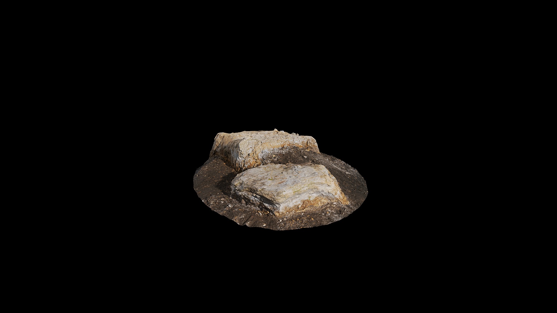 Anydrafts Rock 04 Low-poly 3D model_3