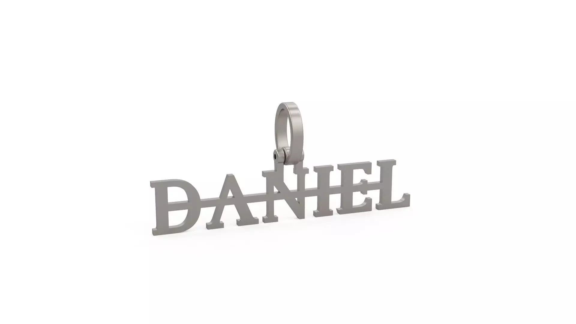 Model 1147 Daniel Name Pendant 3D print model