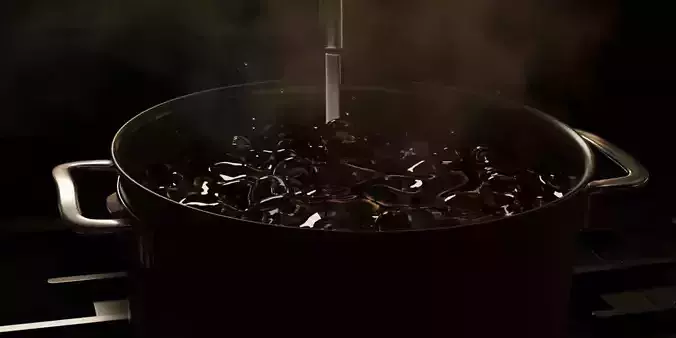 Smoke Alpha Pack Footage and Advanced Shader for Blender Low-poly 3D model