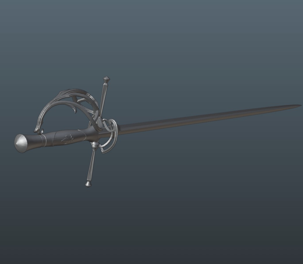 Final Fantasy XVI Jill Warrick 3D print model_6