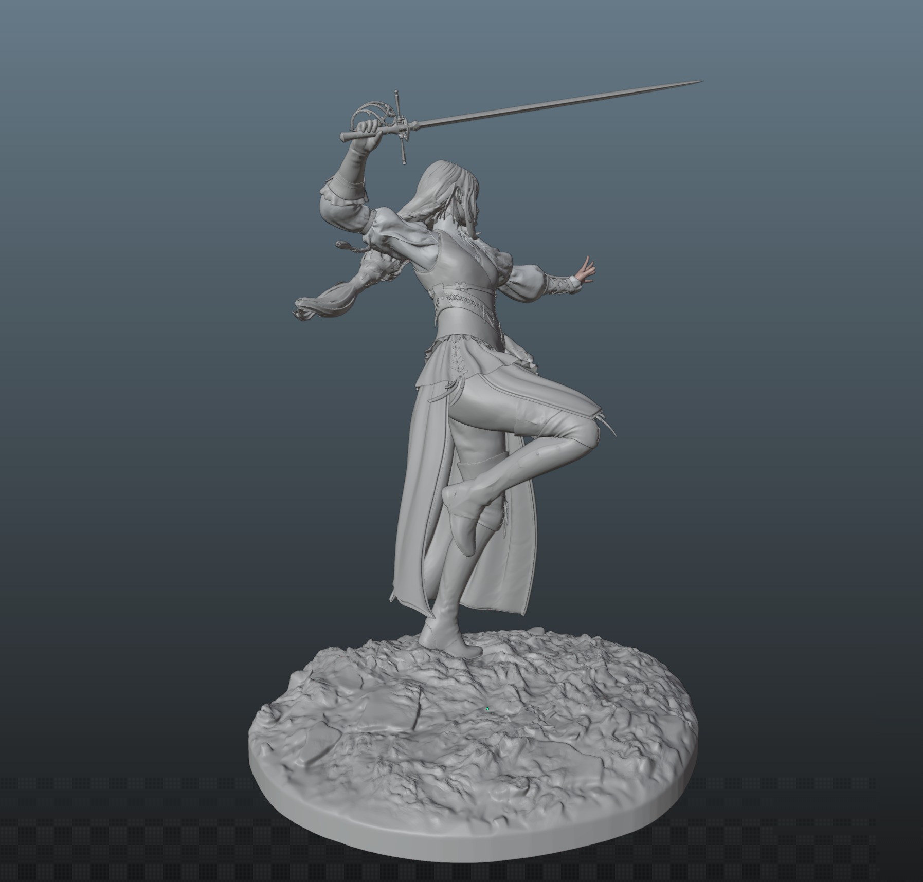 Final Fantasy XVI Jill Warrick 3D print model_8