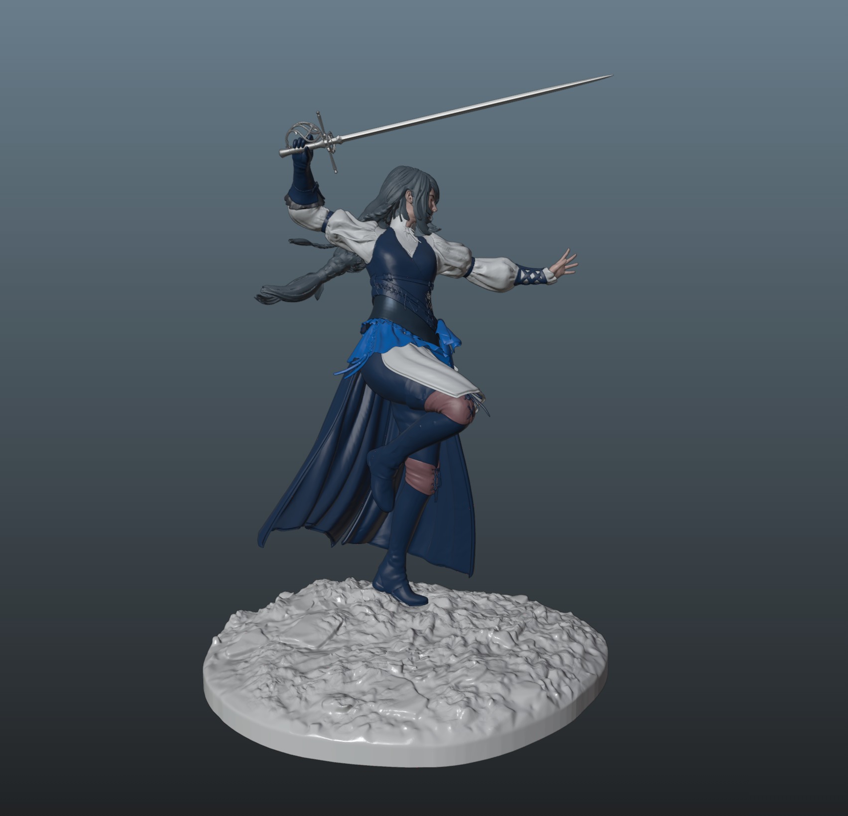 Final Fantasy XVI Jill Warrick 3D print model_1