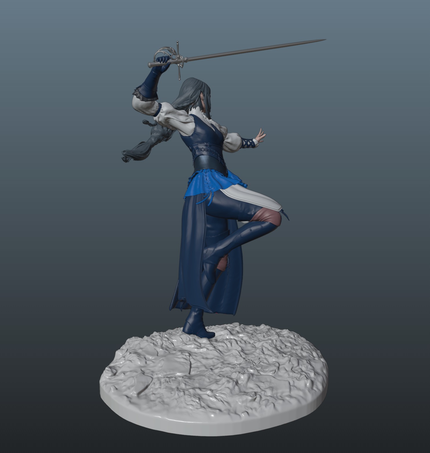 Final Fantasy XVI Jill Warrick 3D print model_4