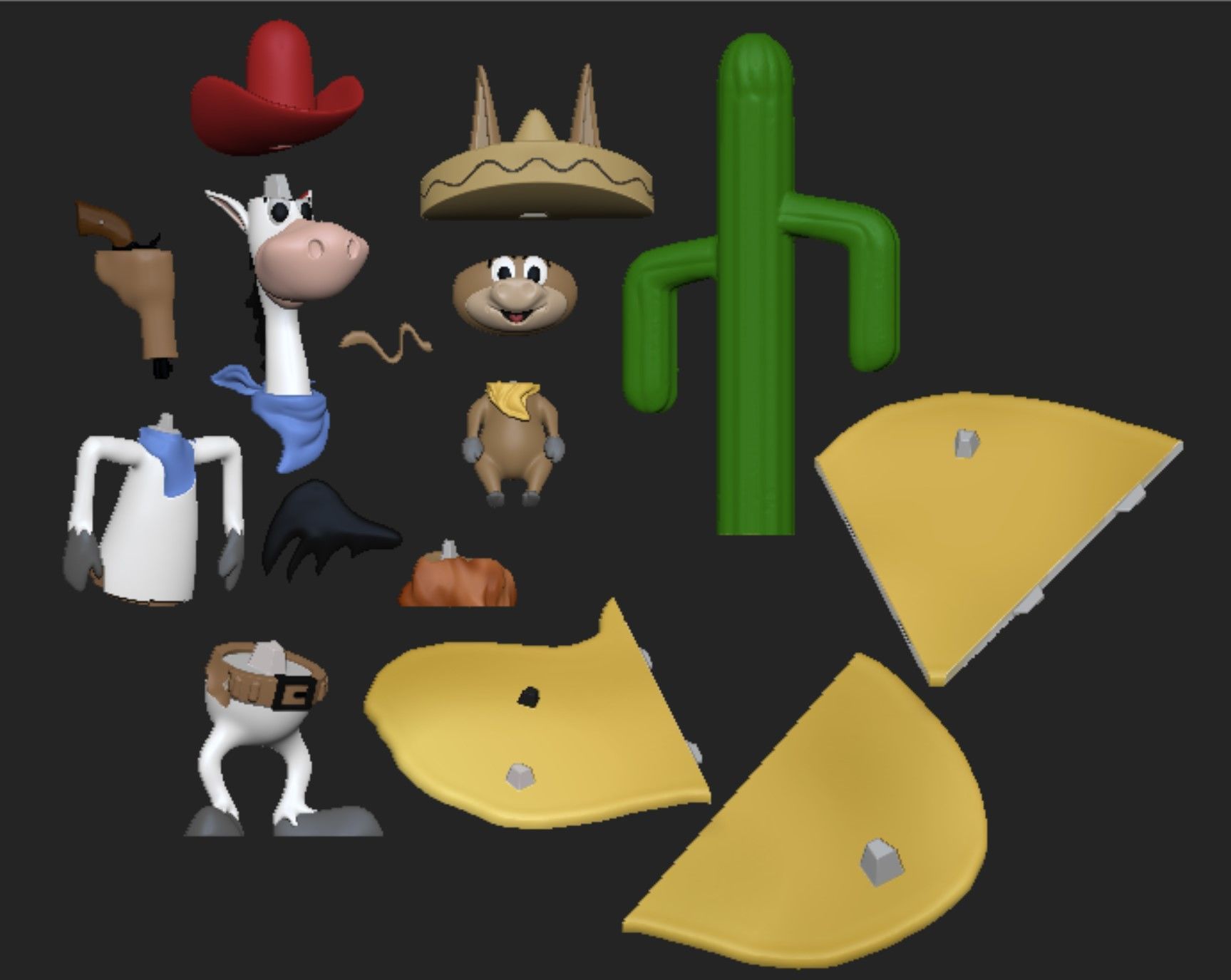 Quick Draw McGraw - Pepe Legal 3D print model_5