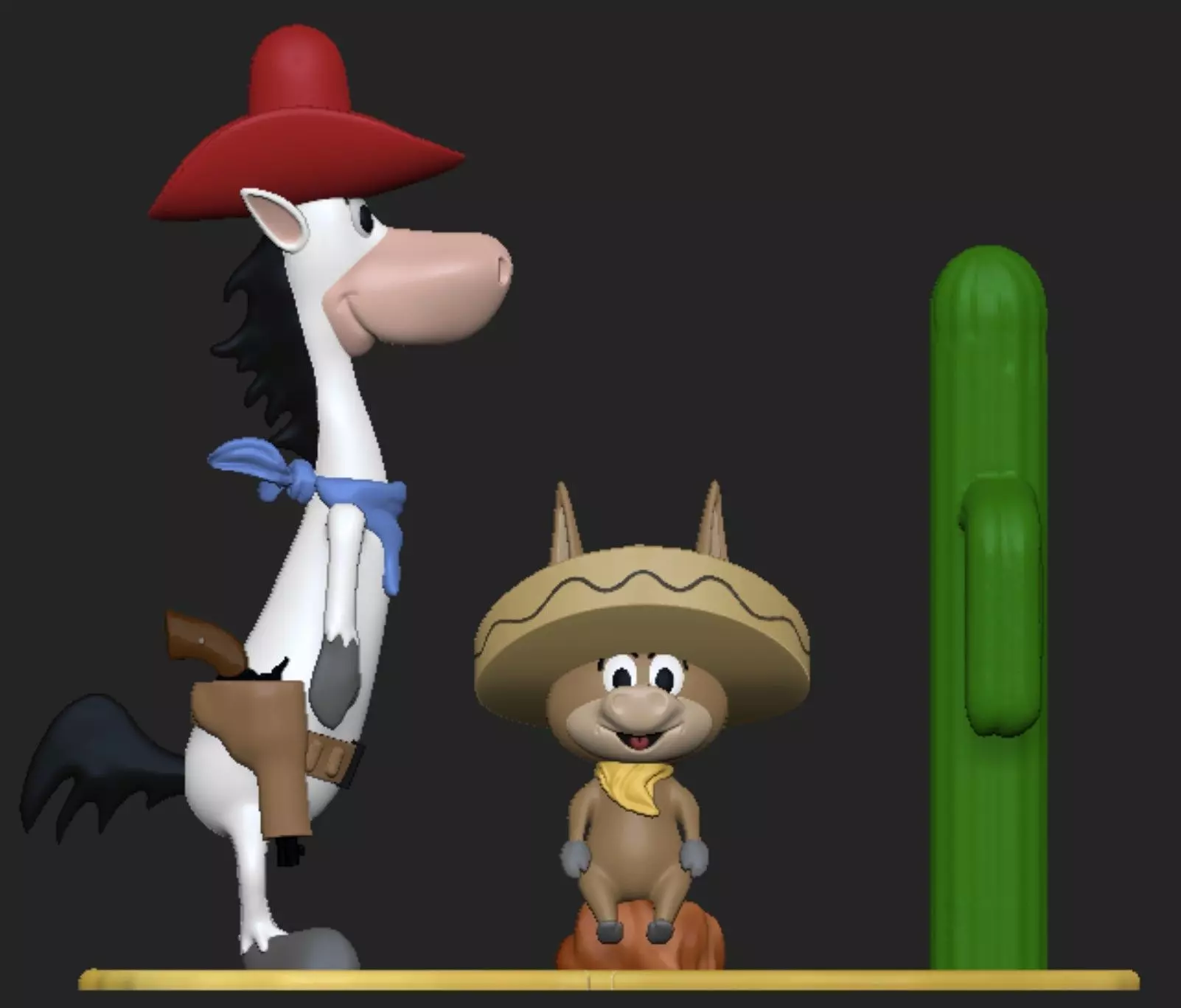 Quick Draw McGraw - Pepe Legal 3D print model_0