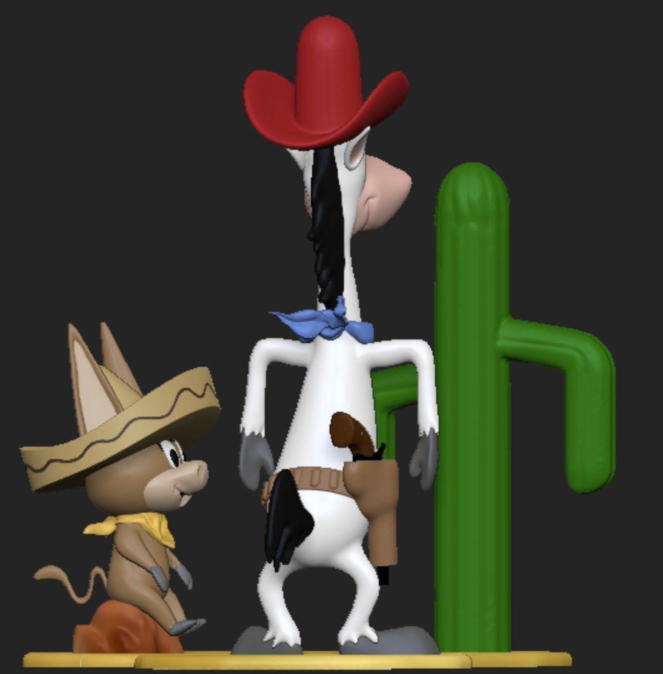 Quick Draw McGraw - Pepe Legal 3D print model_2