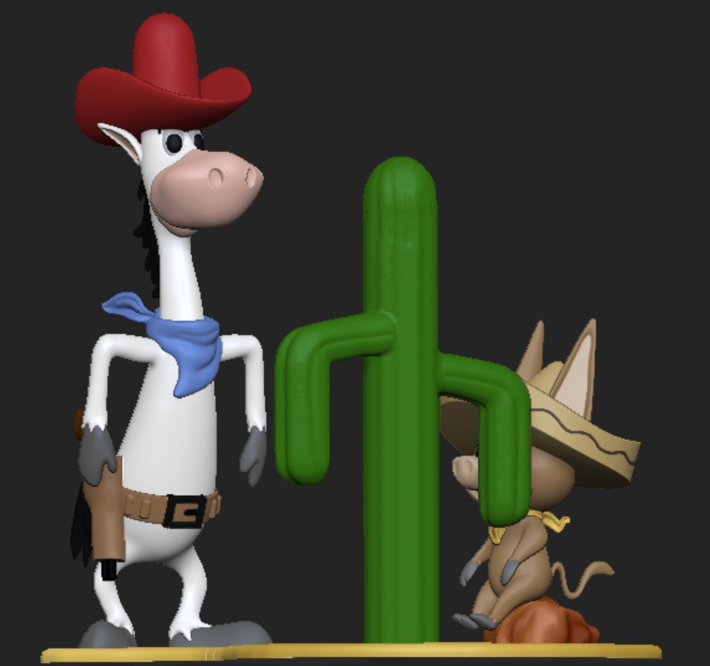 Quick Draw McGraw - Pepe Legal 3D print model_1