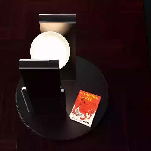 Modern minimalist steel lamp 3D print model