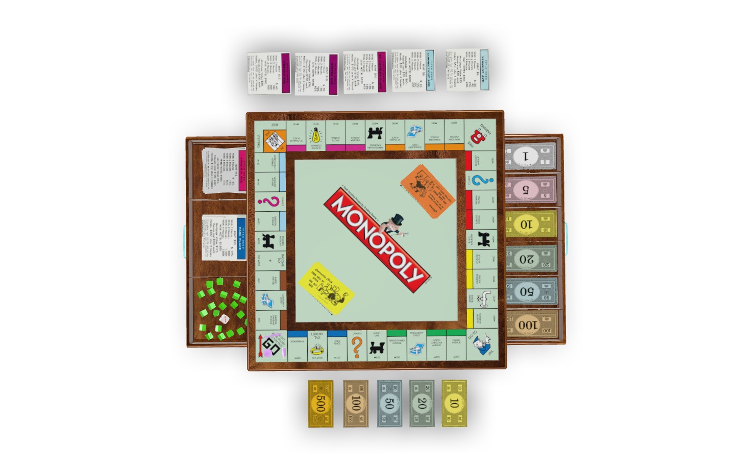 Classic Monopoly 3D model_6