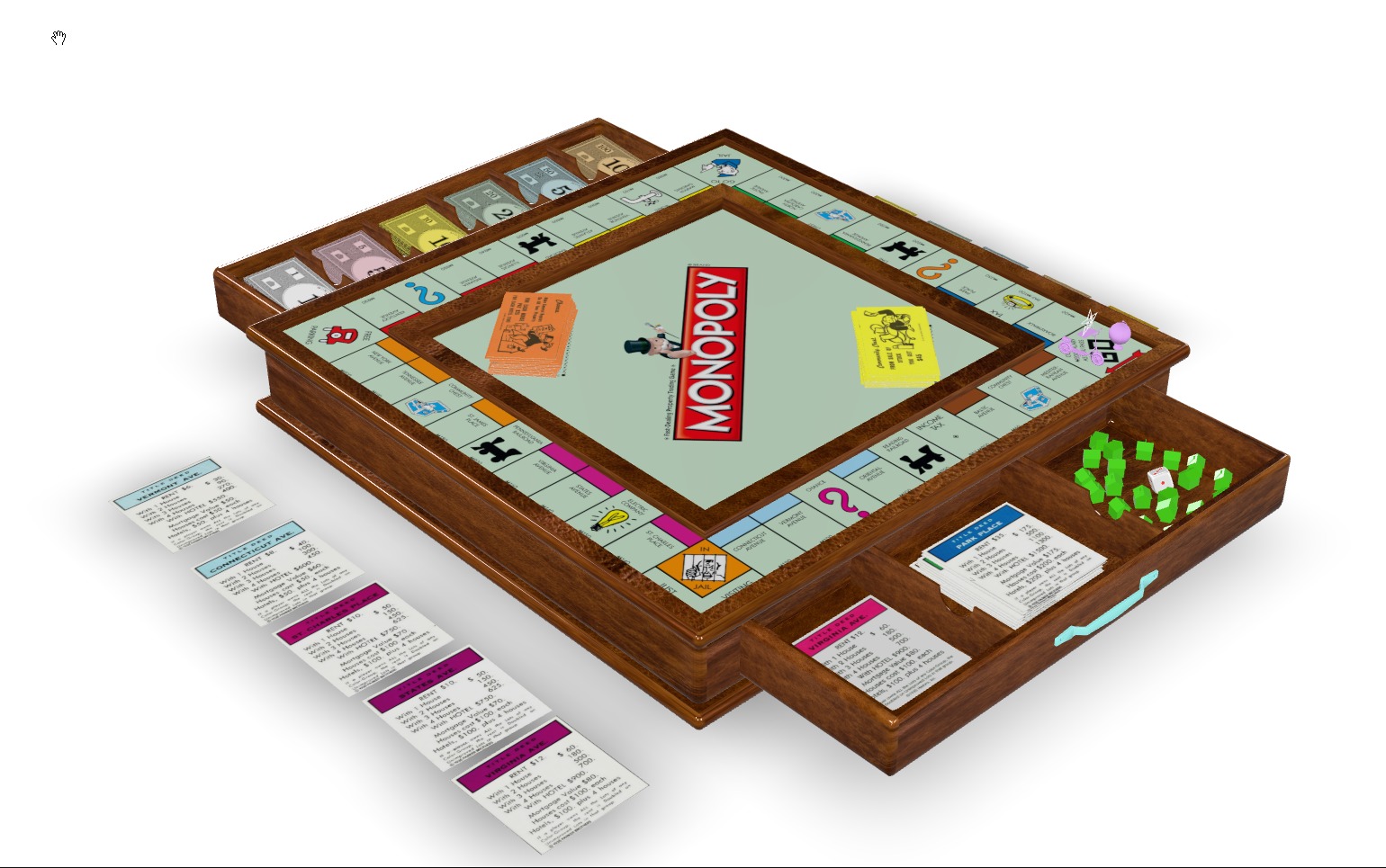 Classic Monopoly 3D model_8