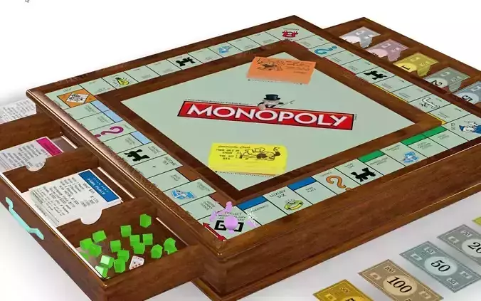 Classic Monopoly 3D model