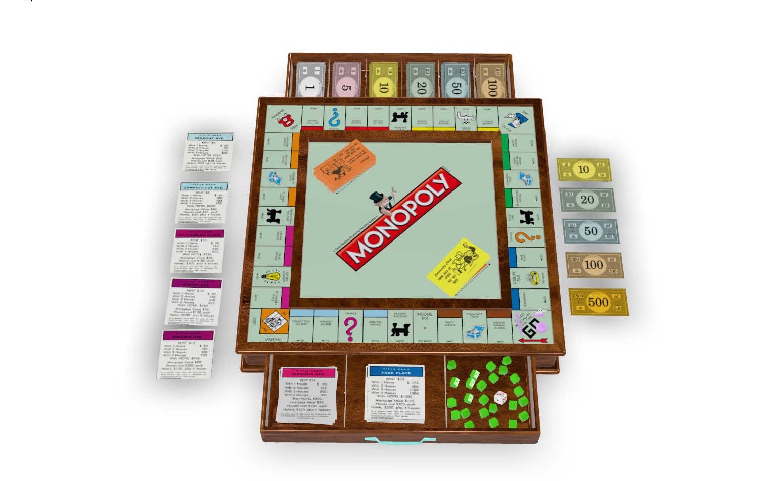 Classic Monopoly 3D model_7