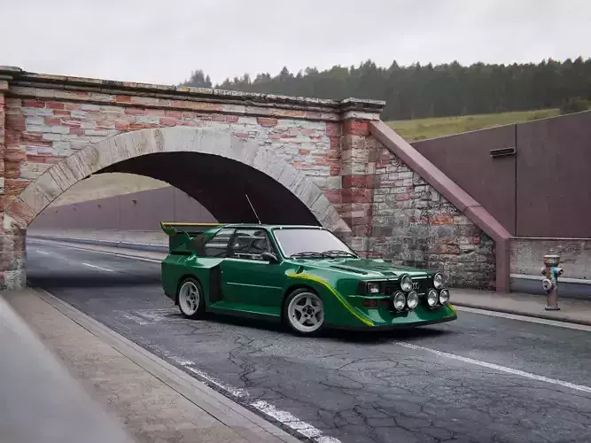 realistic street scene - blender