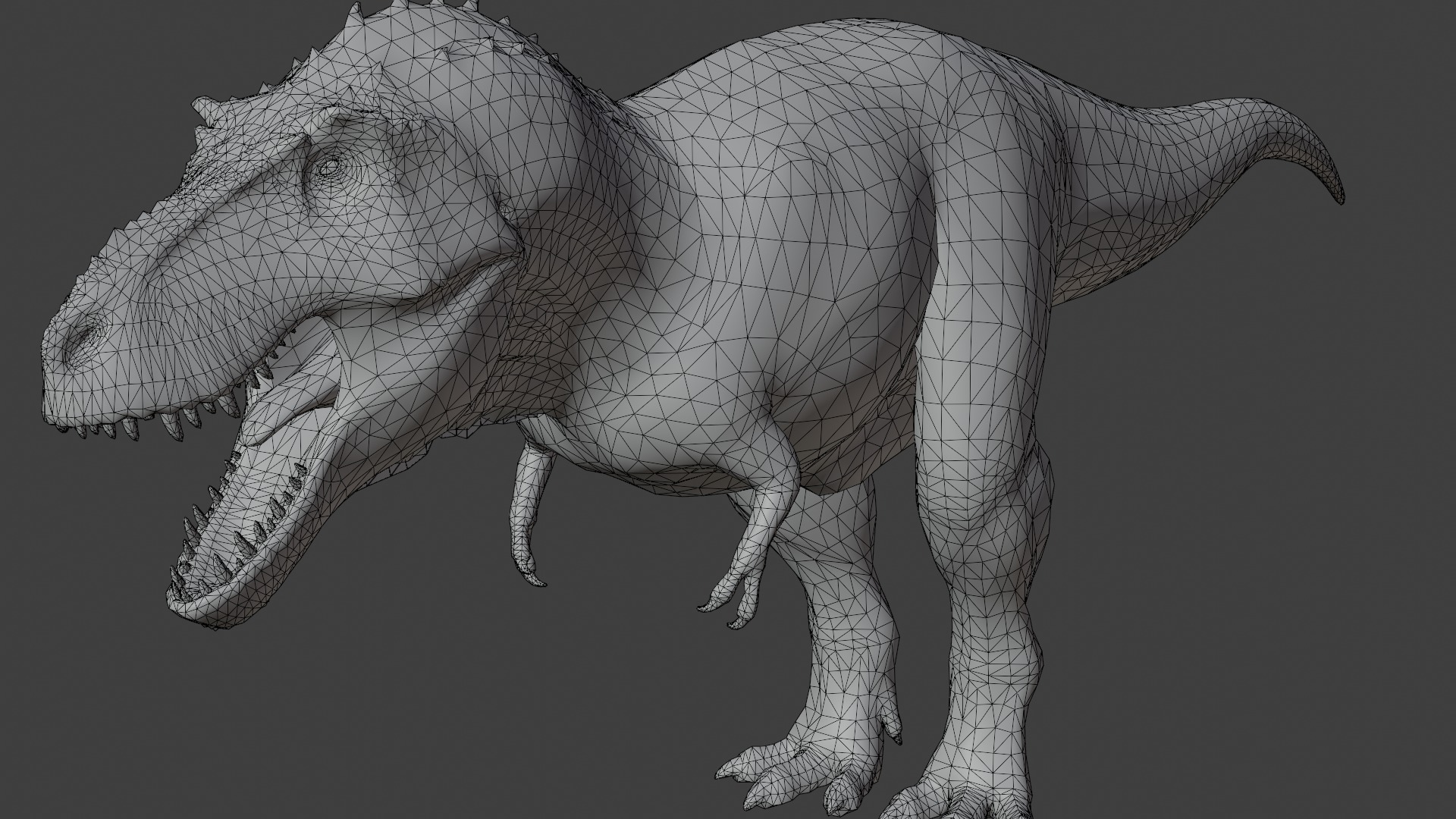 Rigged T-Rex 3D Model 3D model_13