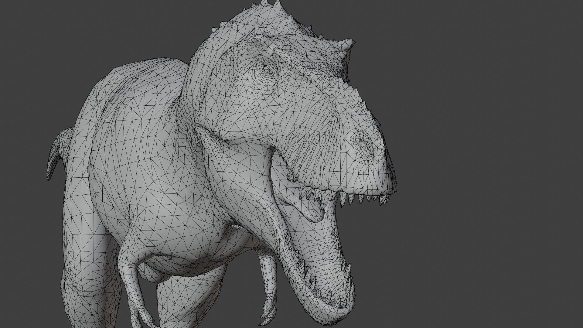 Rigged T-Rex 3D Model 3D model_16