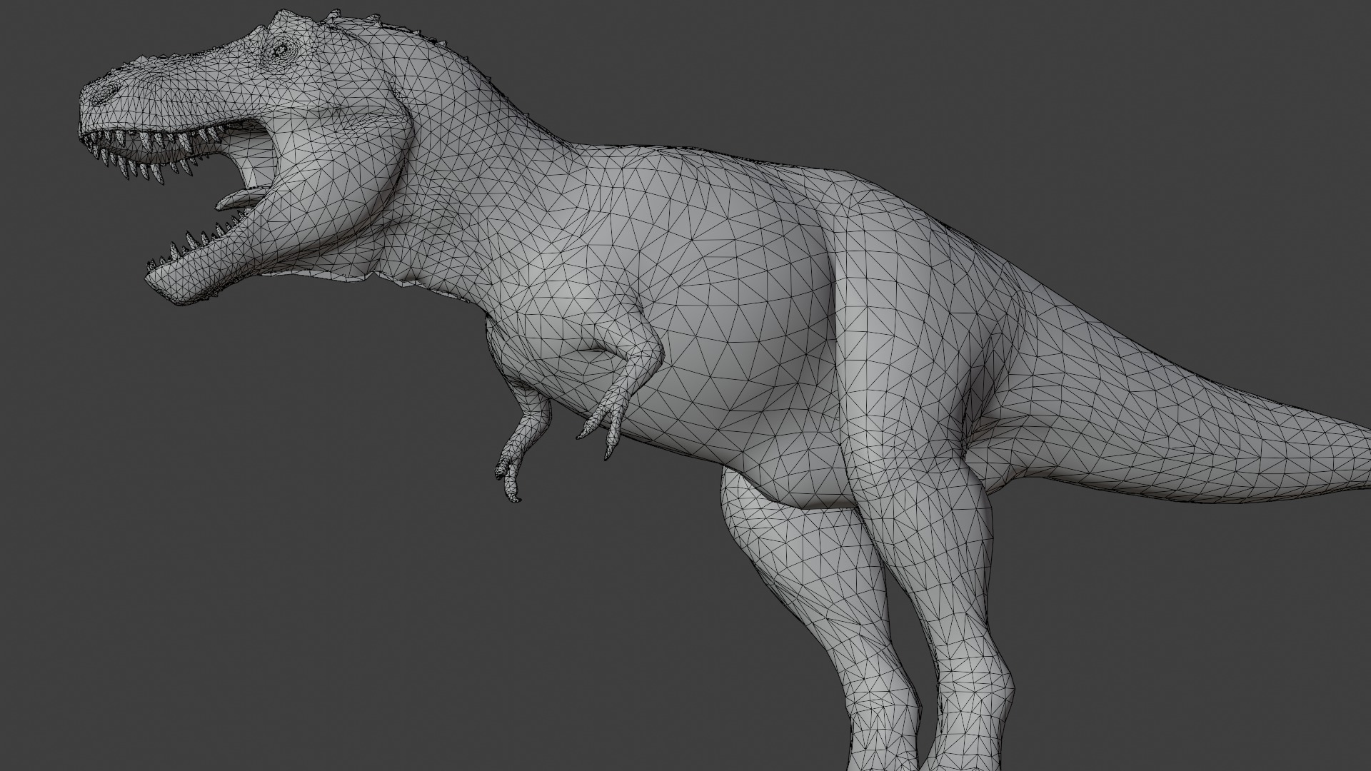 Rigged T-Rex 3D Model 3D model_14