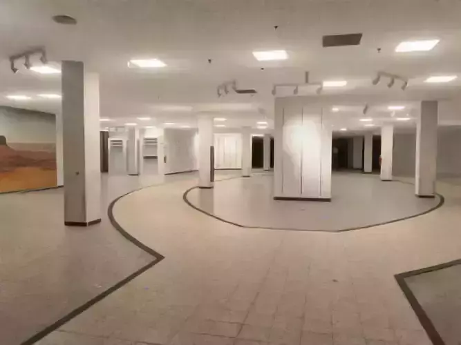 Backrooms Empty Mall Store