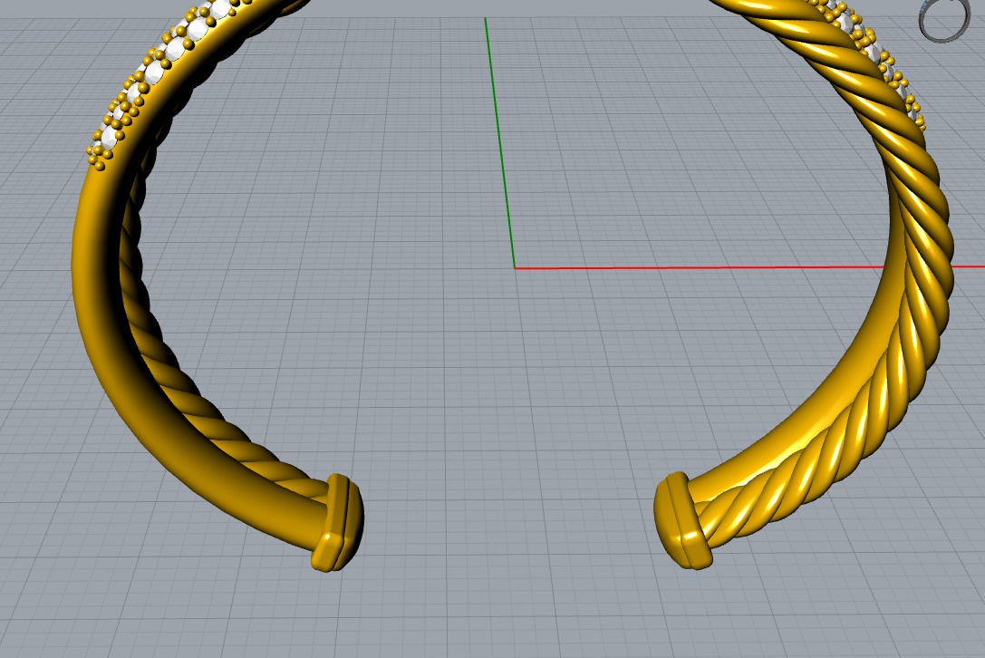 Bracelet David Yurman 3D print model_5