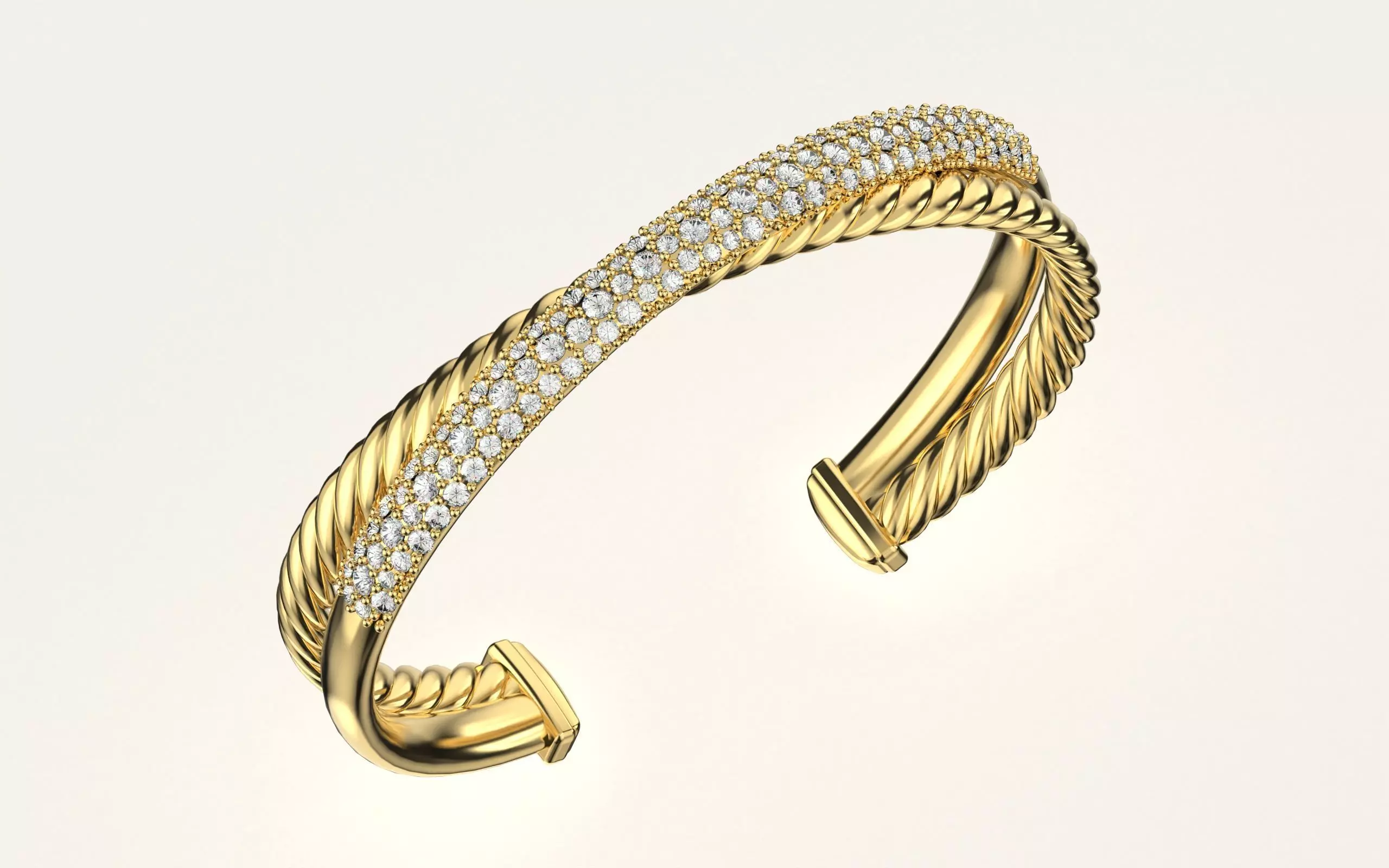 Bracelet David Yurman 3D print model_0