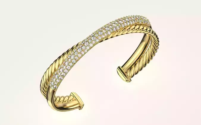 Bracelet David Yurman 3D print model