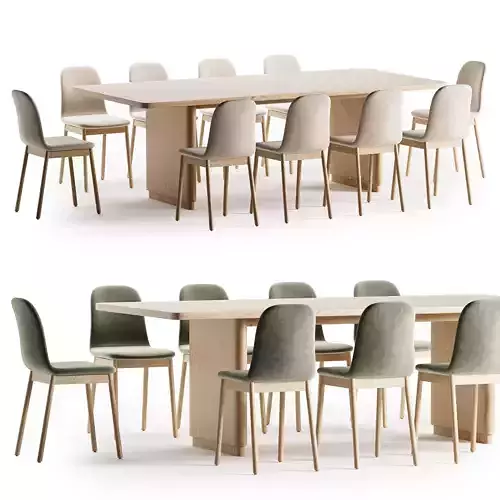 hug side chair rina table