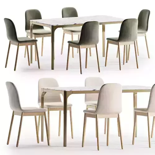 hug side chair canto table