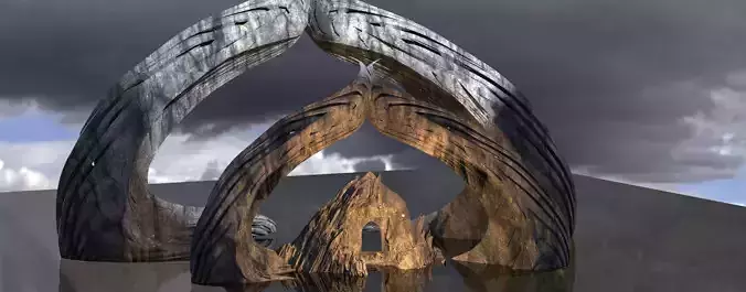 Dantes Redemption Archway 1 3D model
