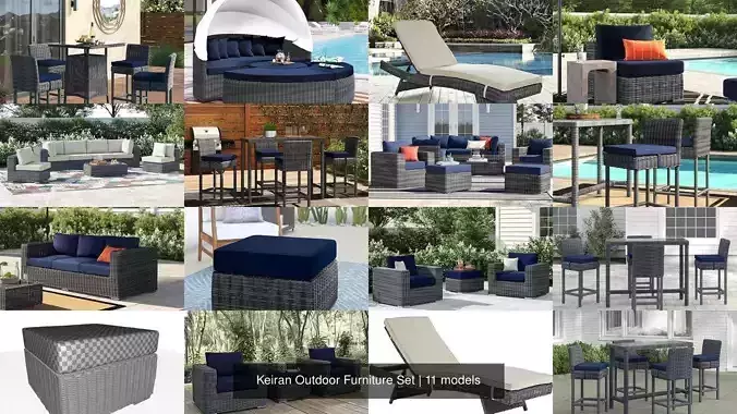 Keiran Outdoor Furniture Set