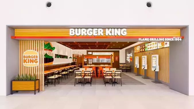 Detailed Burger King Restaurant Design - Prime Concept 2