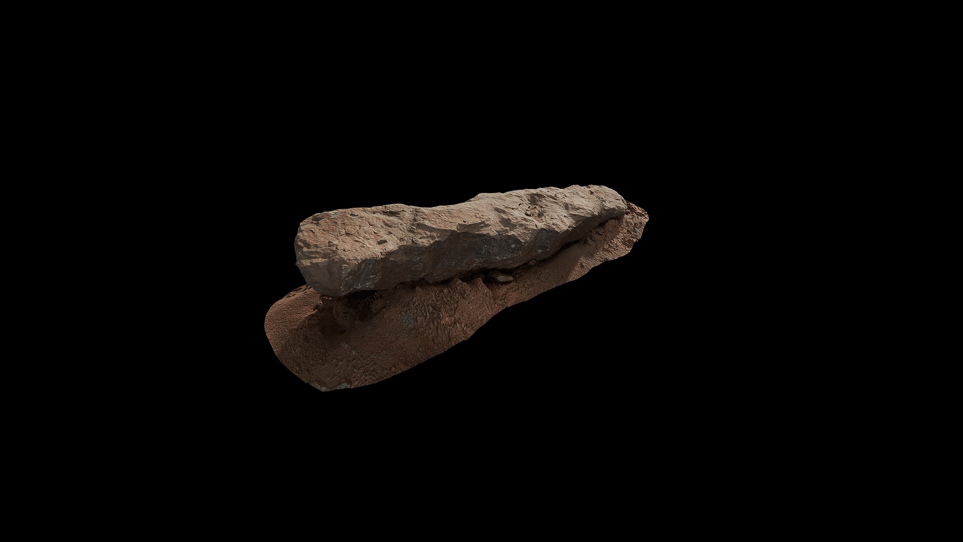 Anydrafts Rock 11 Low-poly 3D model_1