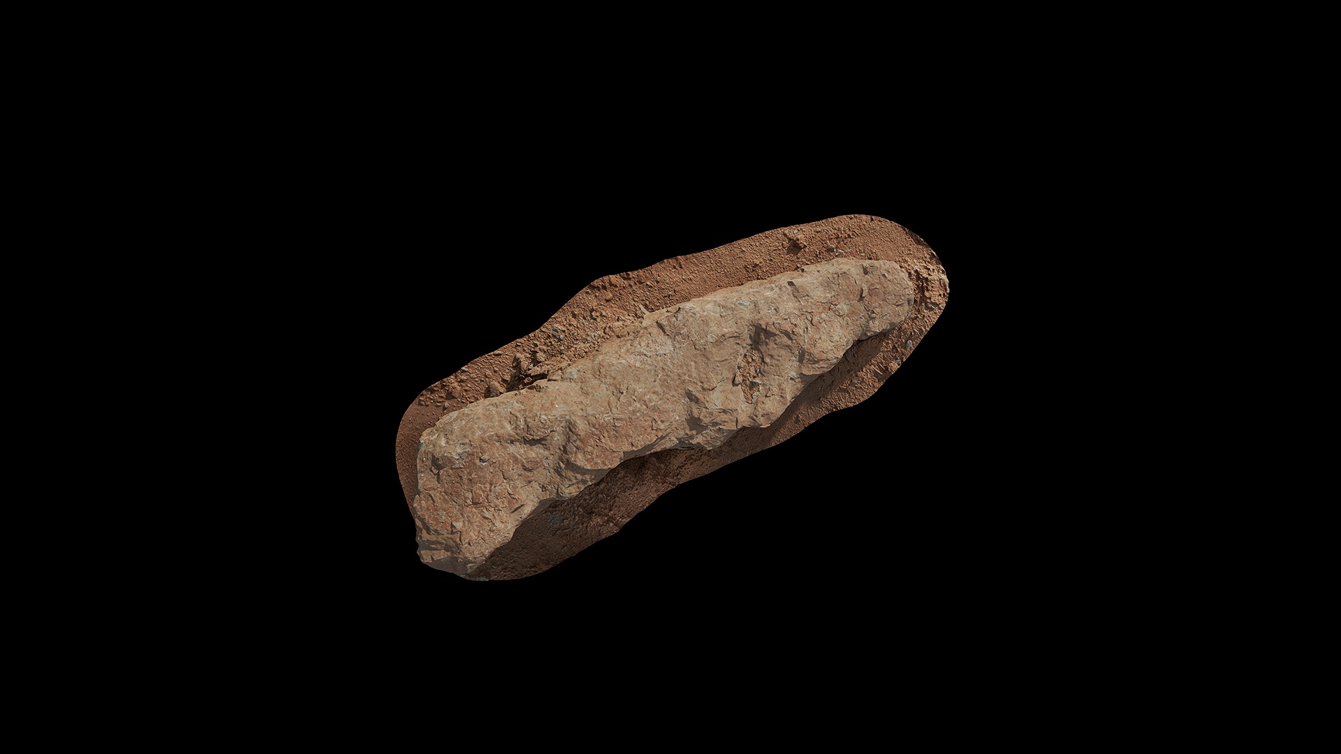 Anydrafts Rock 11 Low-poly 3D model_5