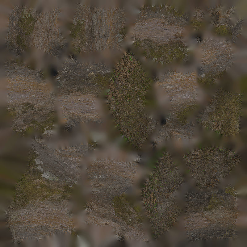 Anydrafts Rhododendron lapponicum Trunk 01 Low-poly 3D model_1